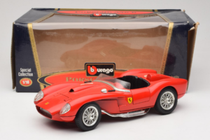Ferrari 250 Testa Rossa #14 Punainen Replacement Box 1957 Bburago 1:18 3007-R1 Metalli — kuva 8 / 8