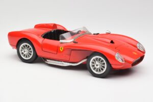 Ferrari 250 Testa Rossa Punainen Bburago 1:18 3007 Metalli — kuva 6 / 8