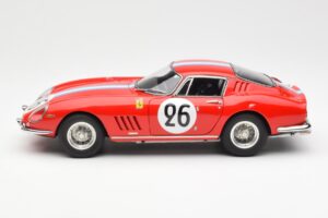 Ferrari 275 GTB Competizione #26 G. Biscaldi / A. de Bourbon Team Hugus 24 Hours of Le Mans 1966 CMC 1:18 M-199 Metalli — kuva 3 / 6