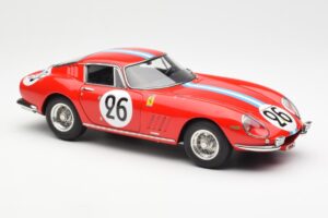 Ferrari 275 GTB Competizione #26 G. Biscaldi / A. de Bourbon Team Hugus 24 Hours of Le Mans 1966 CMC 1:18 M-199 Metalli — kuva 4 / 6