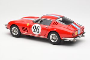 Ferrari 275 GTB Competizione #26 G. Biscaldi / A. de Bourbon Team Hugus 24 Hours of Le Mans 1966 CMC 1:18 M-199 Metalli — kuva 5 / 6
