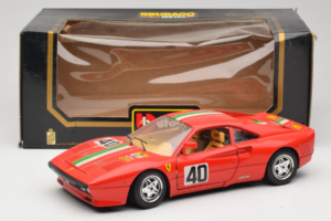 Ferrari 288 GTO #40 Punainen Italian Lippu 1984 Bburago 1:18 3027-P1 Metalli — kuva 8 / 8