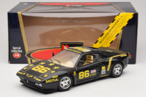 Ferrari 288 GTO #86 Musta Rajoitettu Painos 1984 Bburago 1:18 3027-B1 Metalli — kuva 8 / 8