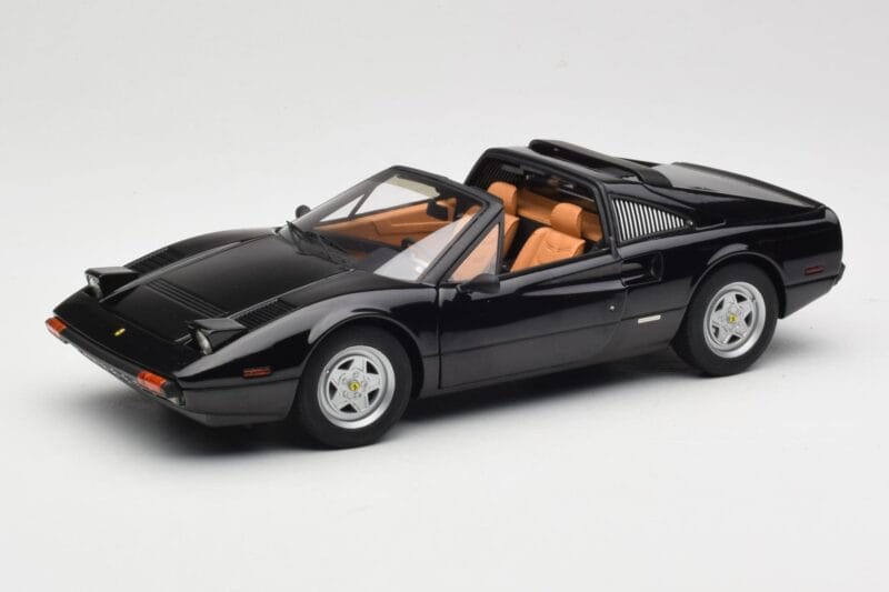 Ferrari 308 GTS Musta Hot Wheels 1:18 P9899 Metalli