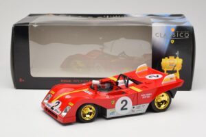 Ferrari 312 PB #2 Scuderia Ferrari World Sportscar Championship 1972 Shell 1:18 Shell001 Metalli — kuva 8 / 8