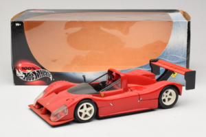 Ferrari 333 SP Punainen Valkoisilla Vanteilla Hot Wheels 1:18 29230 Metalli — kuva 8 / 8