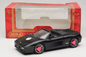 Ferrari 348 Spider Musta Mira 1:18 6181 Metalli — kuva 8 / 8
