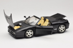Ferrari 348 Spider Musta Hopeavanteilla Mira 1:18 6918 Metalli — kuva 2 / 8