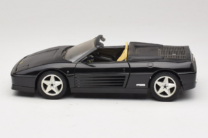 Ferrari 348 Spider Musta Hopeavanteilla Mira 1:18 6918 Metalli — kuva 4 / 8