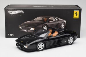 Ferrari 348 TS Musta Hot Wheels 1:18 X5481 Metalli — kuva 8 / 8