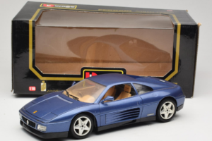 Ferrari 348tb Tummansininen Metallic Bburago 1:18 3039-B1 Metalli — kuva 8 / 8