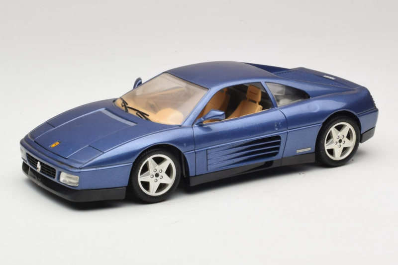 Ferrari 348tb Tummansininen Metallic Bburago 1:18 3039-B1 Metalli