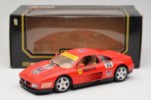 Ferrari 348 TB #32 Pirelli Punainen 1989 Bburago 1:18 3039-P1 Metalli — kuva 8 / 8