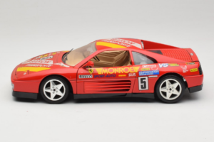 Ferrari 348 TB #5 Monroe Punainen 1989 Bburago 1:18 3039-M1 Metalli — kuva 4 / 8