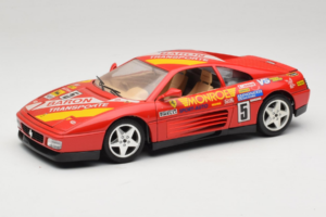 Ferrari 348 TB #5 Monroe Punainen 1989 Bburago 1:18 3039-M1 Metalli
