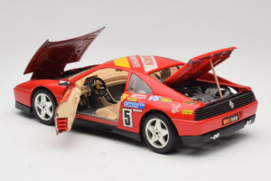 Ferrari 348 TB #5 Monroe Punainen 1989 Bburago 1:18 3039-M1 Metalli — kuva 5 / 8