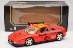 Ferrari 348tb Pirelli Punainen Bburago 1:18 3039-P2 Metalli — kuva 8 / 8