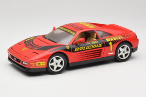 Ferrari 348 ts Evoluzione #1 Punainen Mira 1:18 6112 Metalli