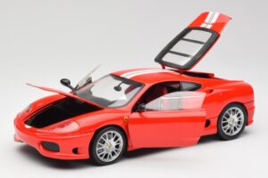 Ferrari 360 Challenge Stradale Punainen Hot Wheels 1:18 C0407 Metalli — kuva 2 / 8