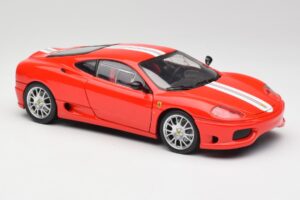 Ferrari 360 Challenge Stradale Punainen Hot Wheels 1:18 C0407 Metalli — kuva 6 / 8