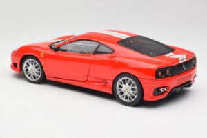 Ferrari 360 Challenge Stradale Punainen Hot Wheels 1:18 C0407 Metalli — kuva 7 / 8