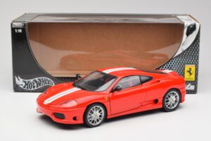 Ferrari 360 Challenge Stradale Punainen Hot Wheels 1:18 C0407 Metalli — kuva 8 / 8