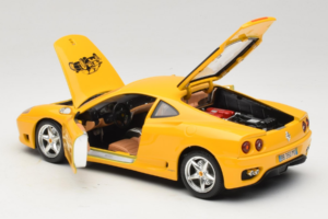 Ferrari 360 Modena 25 Jahre FMC Keltainen Bburago 1:18 3358-Y1 Metalli — kuva 5 / 8