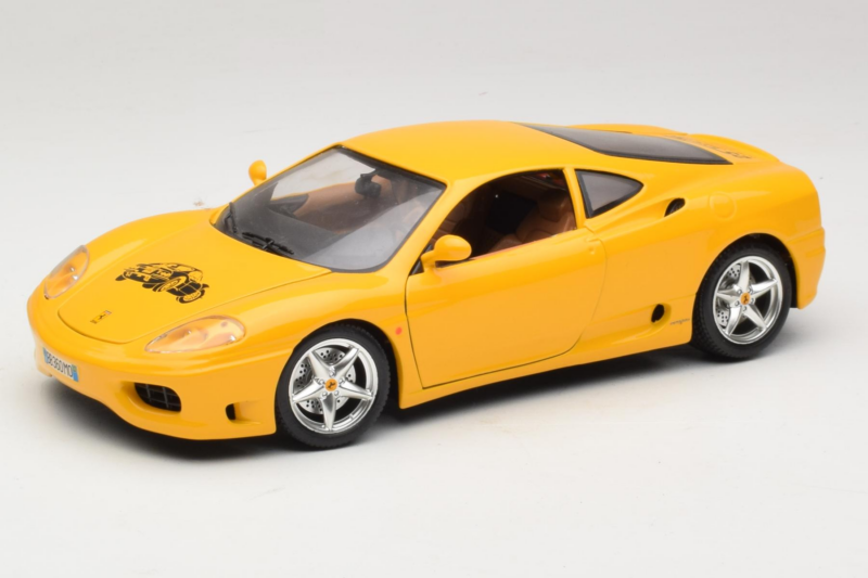 Ferrari 360 Modena 25 Jahre FMC Keltainen Bburago 1:18 3358-Y1 Metalli