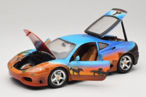 Ferrari 360 Modena Bracio Gotz Running Horses Livery Bburago 1:18 3358-B1 Metalli — kuva 2 / 8