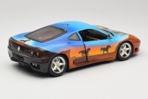 Ferrari 360 Modena Bracio Gotz Running Horses Livery Bburago 1:18 3358-B1 Metalli — kuva 3 / 8