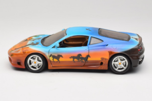 Ferrari 360 Modena Bracio Gotz Running Horses Livery Bburago 1:18 3358-B1 Metalli — kuva 4 / 8