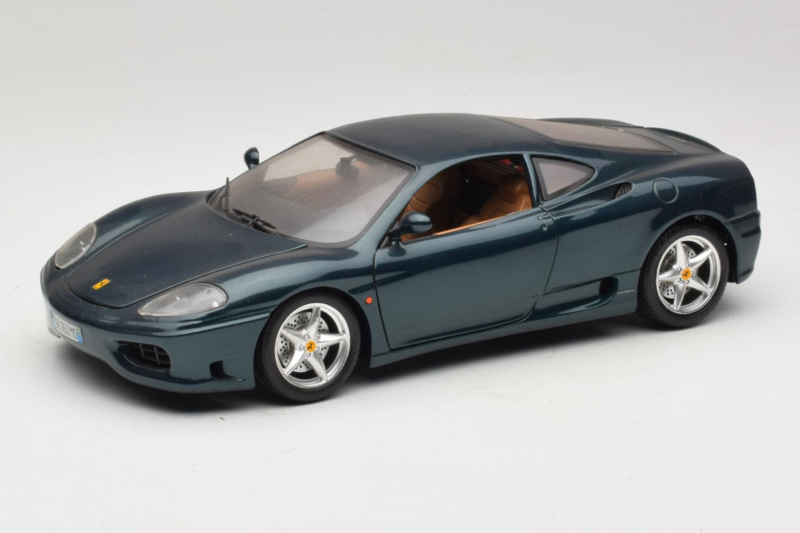 Ferrari 360 Modena Tummanvihreä Metallic Bburago 1:18 3358-G2 Metalli