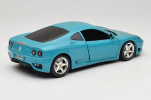 Ferrari 360 Modena Migros Rajoitettu Painos 333 kpl Sininen Bburago 1:18 3358-G1 Metalli — kuva 3 / 8