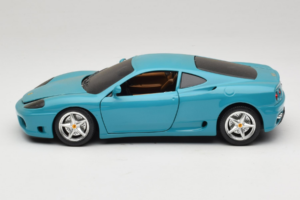 Ferrari 360 Modena Migros Rajoitettu Painos 333 kpl Sininen Bburago 1:18 3358-G1 Metalli — kuva 4 / 8