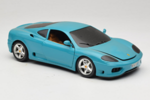 Ferrari 360 Modena Migros Rajoitettu Painos 333 kpl Sininen Bburago 1:18 3358-G1 Metalli — kuva 6 / 8
