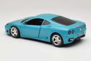 Ferrari 360 Modena Migros Rajoitettu Painos 333 kpl Sininen Bburago 1:18 3358-G1 Metalli — kuva 7 / 8