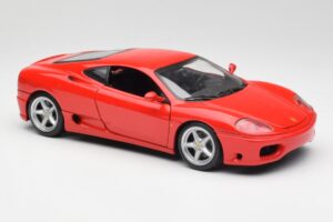 Ferrari 360 Modena Punainen Hot Wheels 1:18 25736 Metalli — kuva 6 / 8