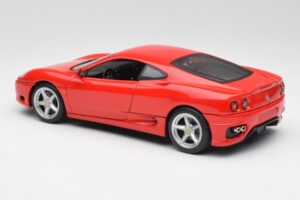 Ferrari 360 Modena Punainen Hot Wheels 1:18 25736 Metalli — kuva 7 / 8