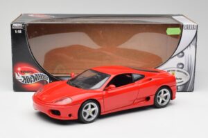 Ferrari 360 Modena Punainen Hot Wheels 1:18 25736 Metalli — kuva 8 / 8