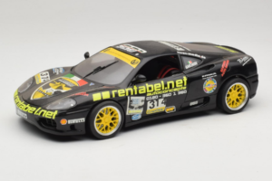Ferrari 360 Modena Rentabel #314 Gagliardi Musta Bburago 1:18 3378-B1 Metalli