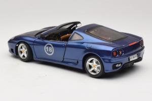 Ferrari 360 Modena Targa Rajoitettu Painos 333 kpl Violetti Metallic Bburago 1:18 3348-F1 Metalli — kuva 7 / 8