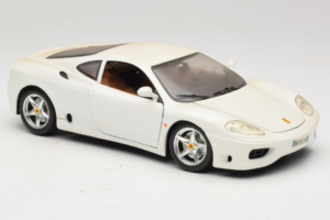 Ferrari 360 Modena Valkoinen Bburago 1:18 3368-W1 Metalli — kuva 6 / 8