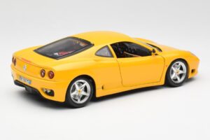 Ferrari 360 Modena Keltainen Bburago 1:18 3368 Metalli — kuva 3 / 8