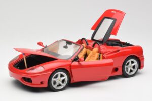 Ferrari 360 Spider Punainen Hot Wheels 1:18 FER129 Metalli — kuva 2 / 8