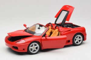 Ferrari 360 Spider Punainen Hot Wheels 1:18 27774-M1 Metalli — kuva 2 / 8