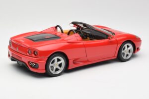 Ferrari 360 Spider Punainen Hot Wheels 1:18 FER129 Metalli — kuva 3 / 8