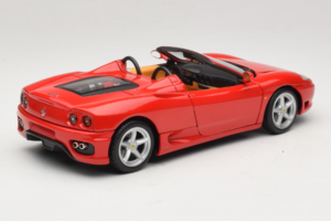 Ferrari 360 Spider Punainen Hot Wheels 1:18 27774-M1 Metalli — kuva 3 / 8