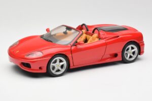 Ferrari 360 Spider Punainen Hot Wheels 1:18 FER129 Metalli