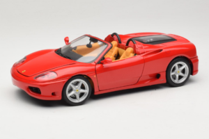 Ferrari 360 Spider Punainen Hot Wheels 1:18 27774-M1 Metalli