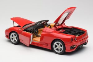Ferrari 360 Spider Punainen Hot Wheels 1:18 FER129 Metalli — kuva 5 / 8